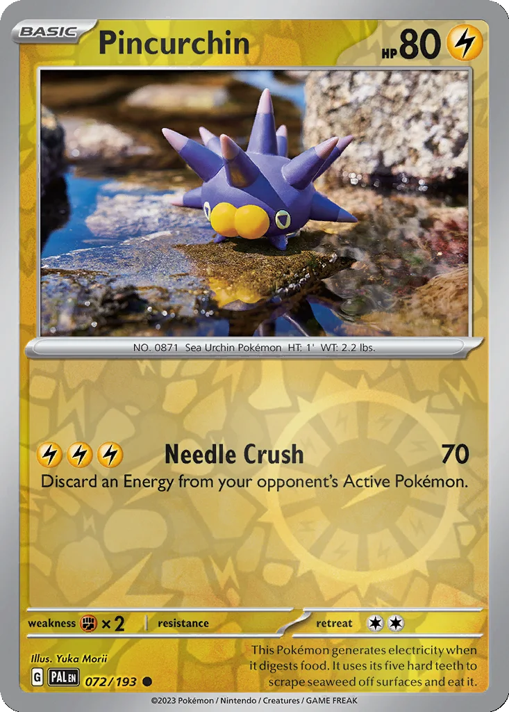 Pincurchin 072/193 Paldea Evolved (Reverse holo)