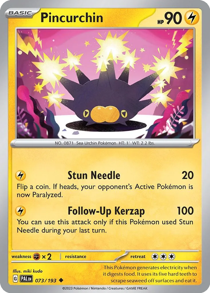 Pincurchin 073/193 Paldea Evolved (Normal)
