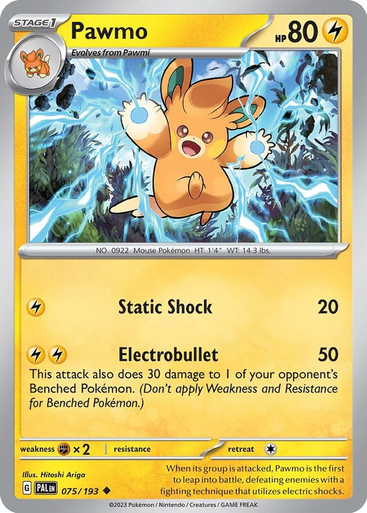 Pawmo 075/193 Paldea Evolved (Normal)