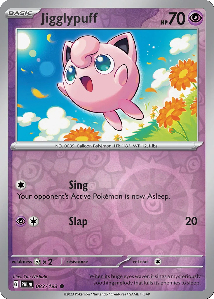 Jigglypuff 083/193 Paldea Evolved (Reverse holo)