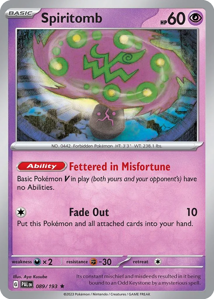 Spiritomb 089/193 Paldea Evolved (Holo)