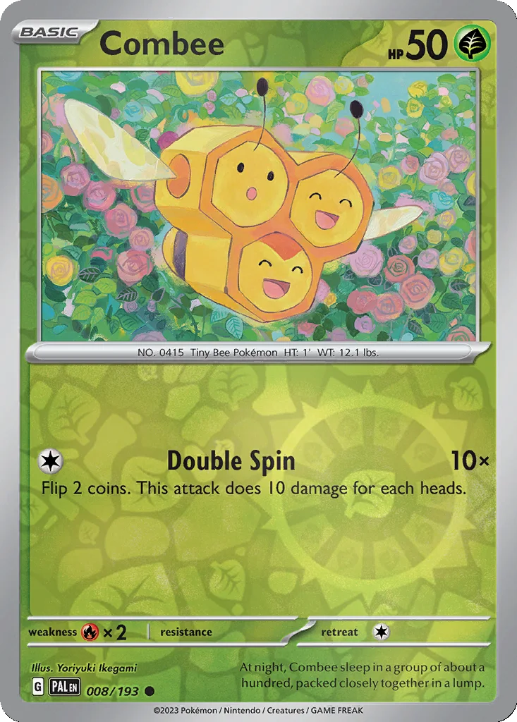 Combee 008/193 Paldea Evolved (Reverse holo)