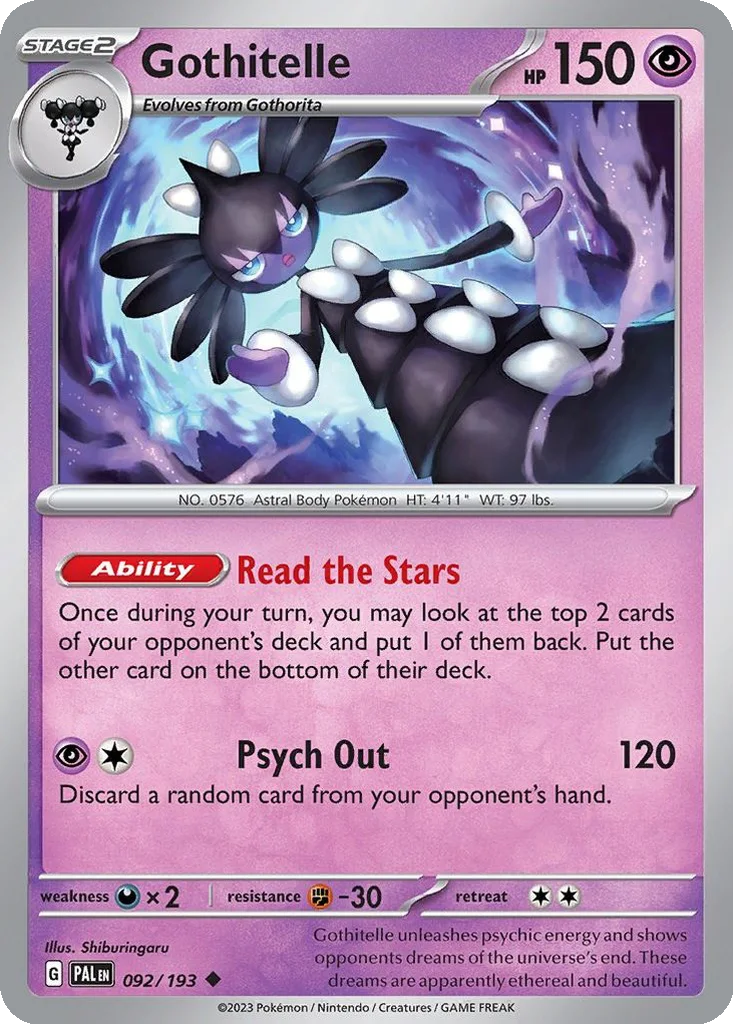 Gothitelle 092/193 Paldea Evolved (Normal)