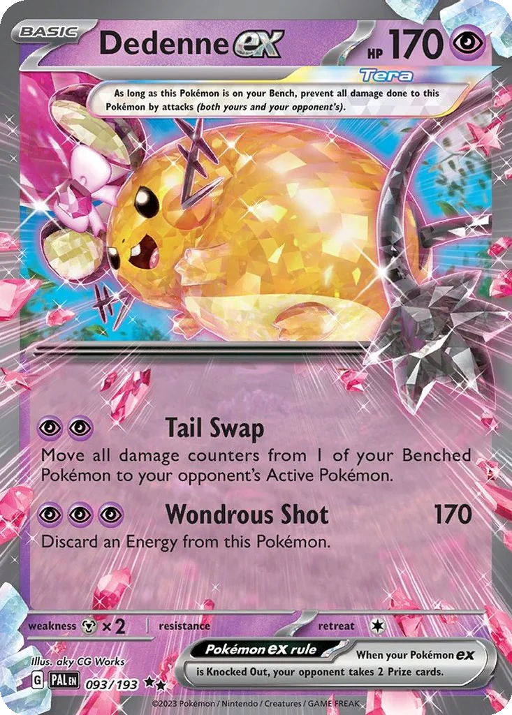 Dedenne ex 093/193 Paldea Evolved (Holo)