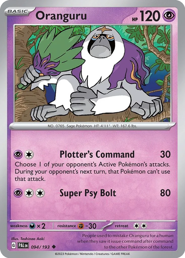 Oranguru 094/193 Paldea Evolved (Normal)