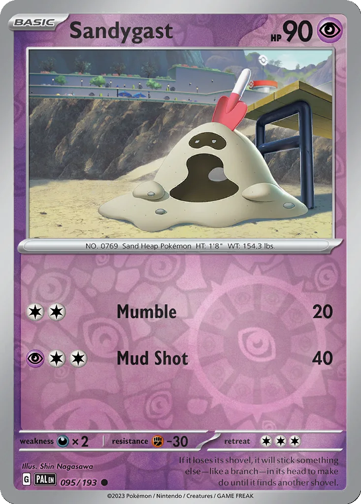 Sandygast 095/193 Paldea Evolved (Reverse holo)