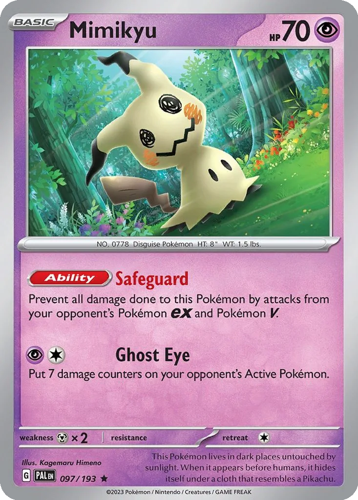 Mimikyu 097/193 Paldea Evolved (Holo)