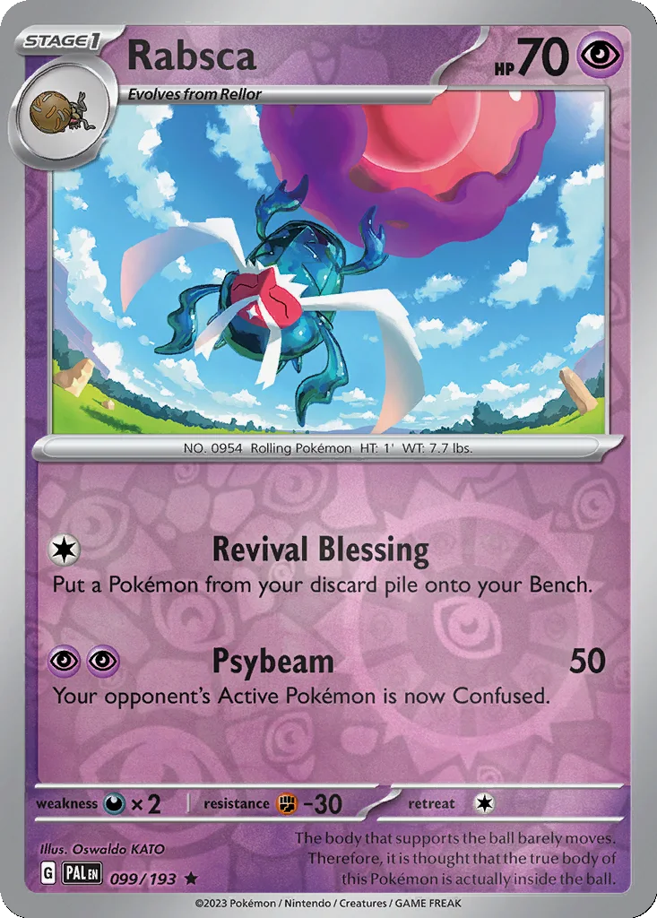 Rabsca 099/193 Paldea Evolved (Reverse holo)
