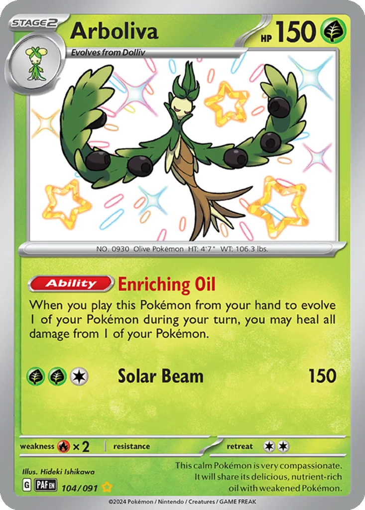 Arboliva 104/091 Paldean Fates (Holo)