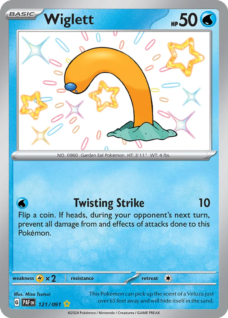 Wiglett 121/091 Paldean Fates (Holo)