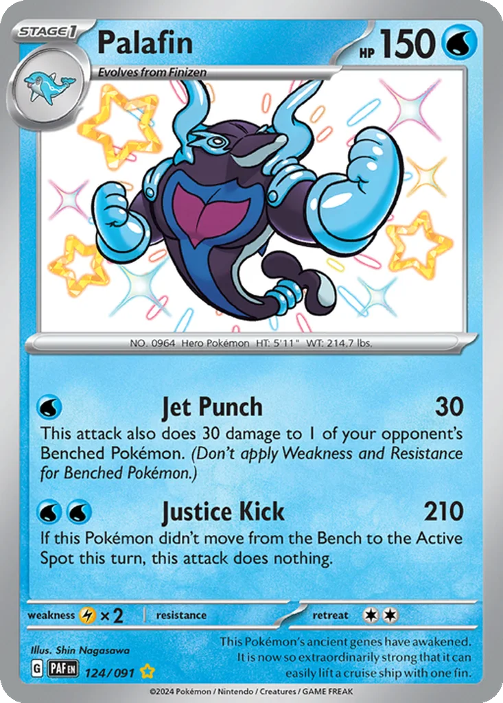 Palafin 124/091 Paldean Fates (Holo)