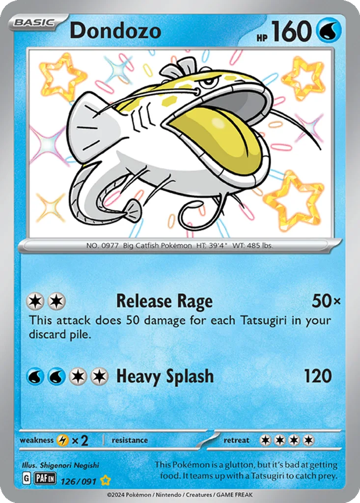 Dondozo 126/091 Paldean Fates (Holo)