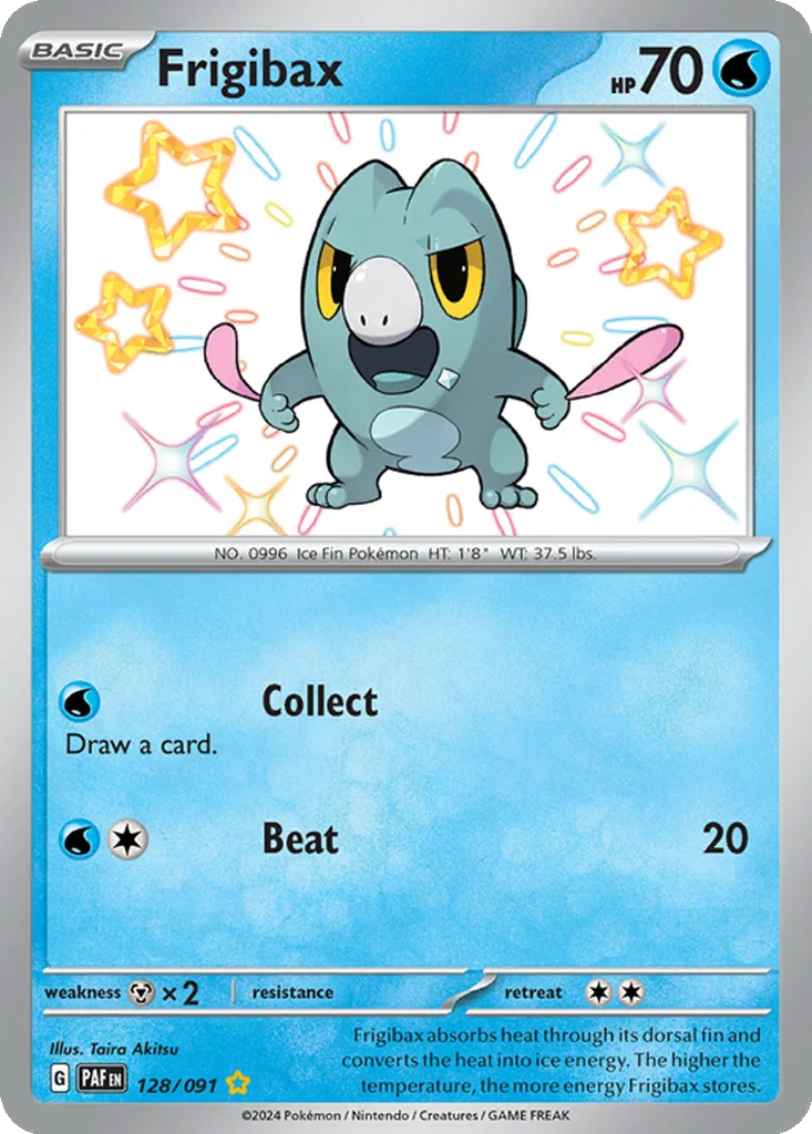 Frigibax 128/091 Paldean Fates (Holo)
