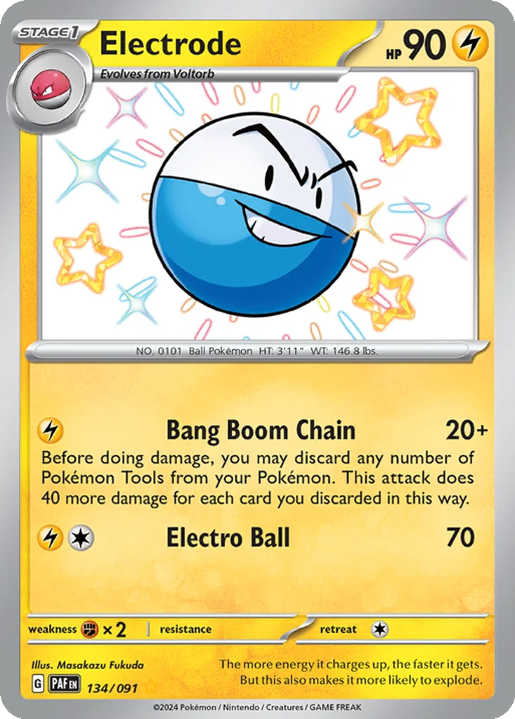 Electrode 134/091 Paldean Fates (Holo)