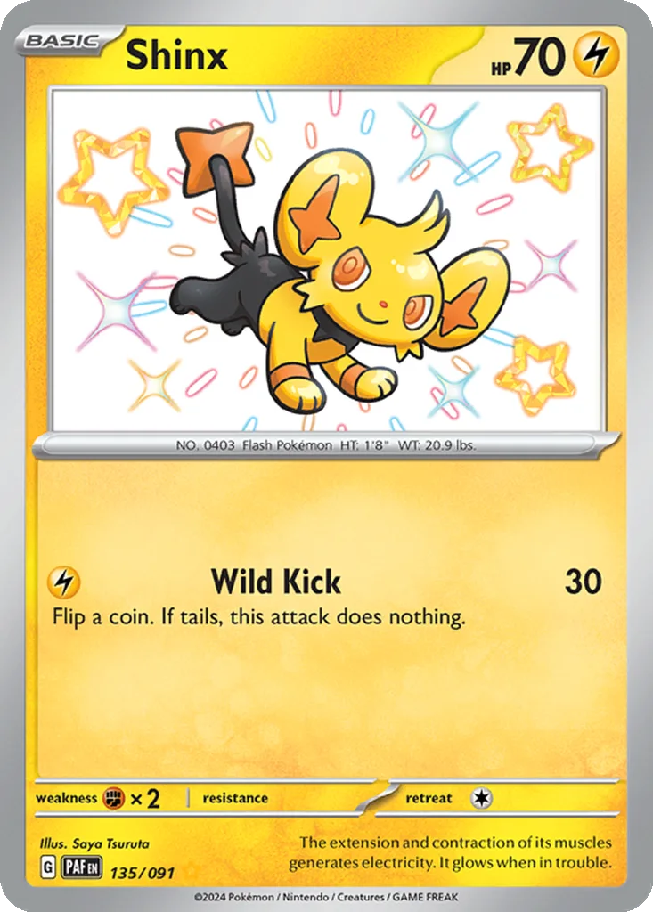 Shinx 135/091 Paldean Fates (Holo)