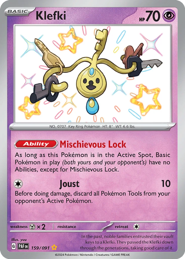 Klefki 159/091 Paldean Fates (Holo)
