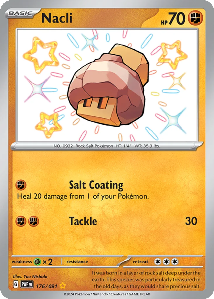 Nacli 176/091 Paldean Fates (Holo)