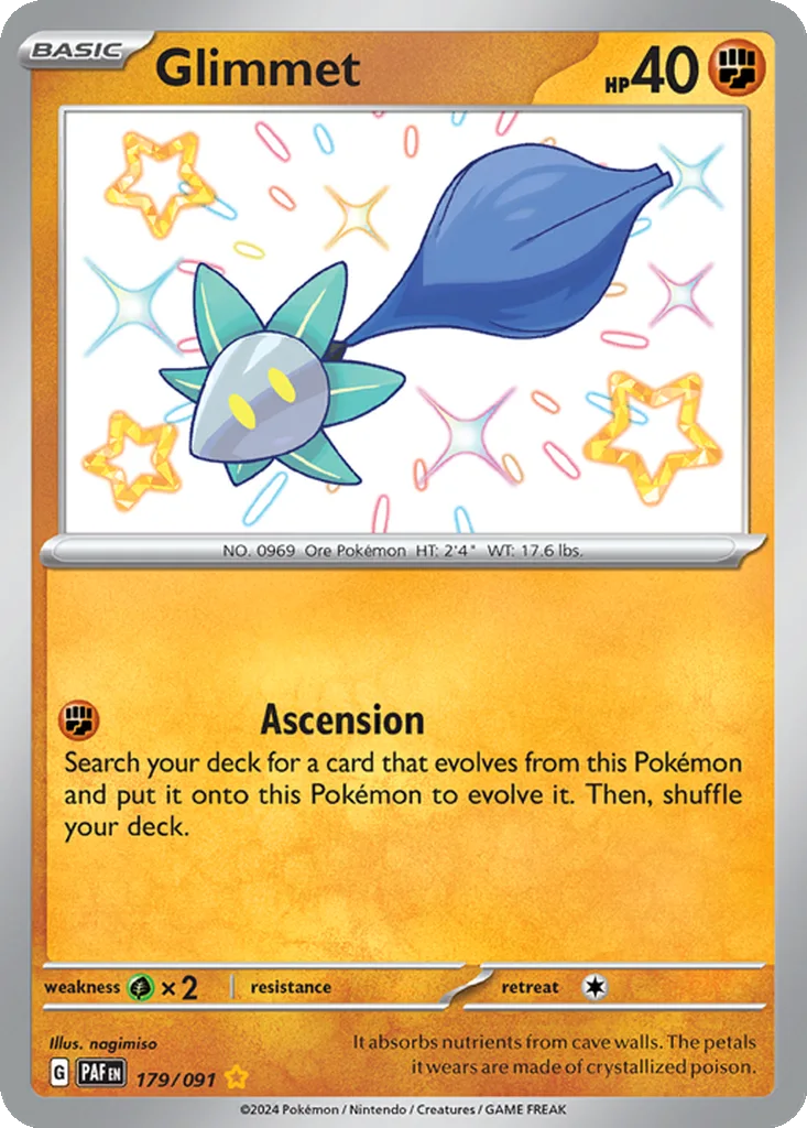 Glimmet 179/091 SV: Paldean Fates (Holo)