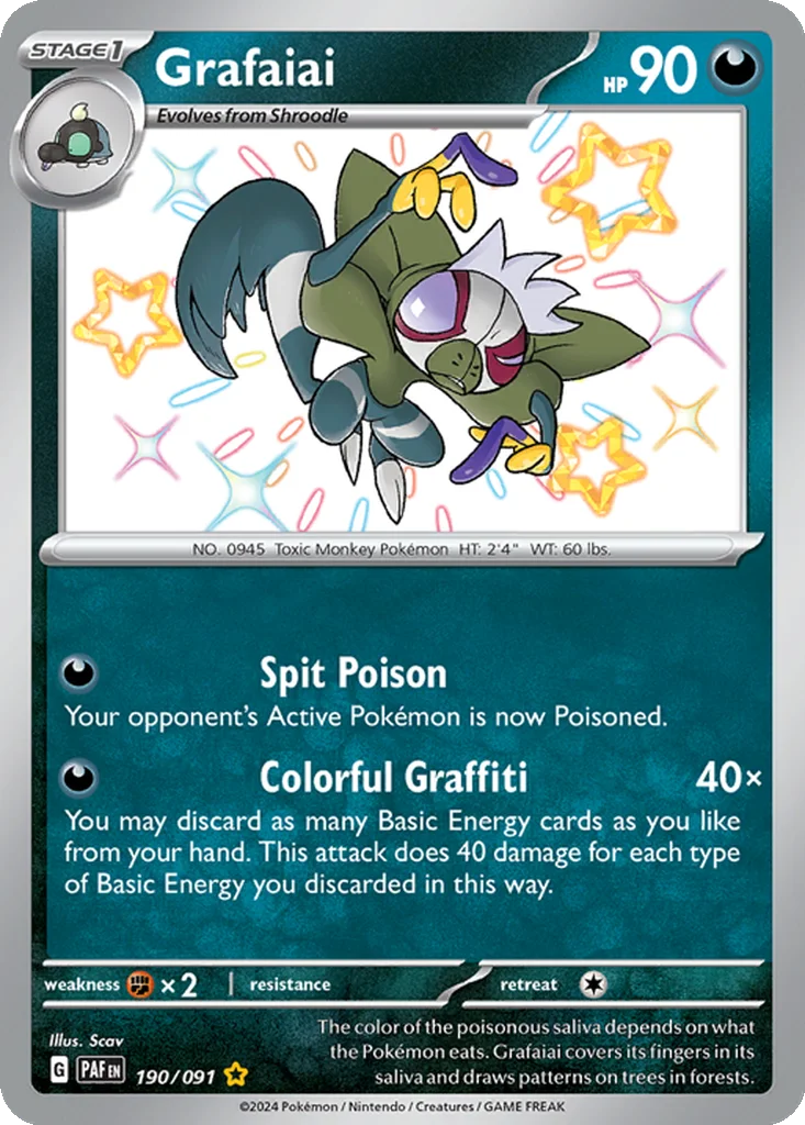 Grafaiai 190/091 Paldean Fates (Holo)