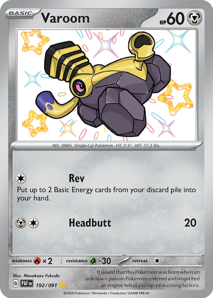 Varoom 192/091 Paldean Fates (Holo)