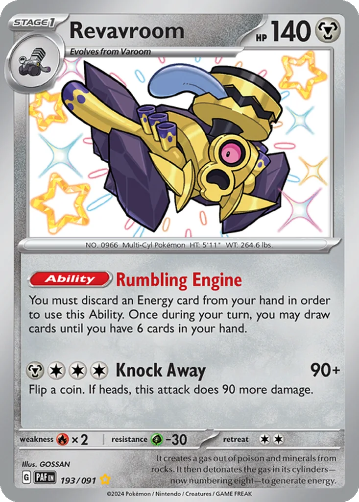 Revavroom 193/091 Paldean Fates (Holo)
