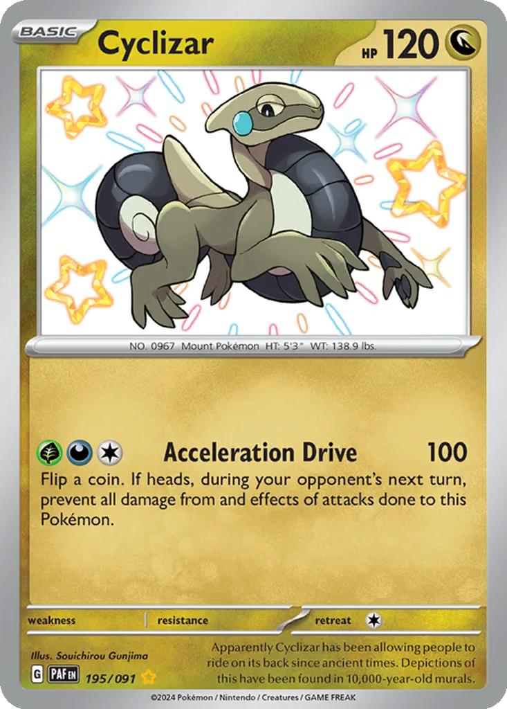 Cyclizar 195/091 Paldean Fates (Holo)