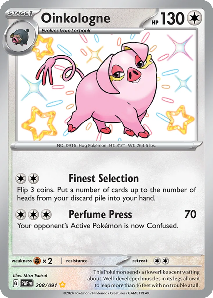 Oinkologne 208/091 Paldean Fates (Holo)