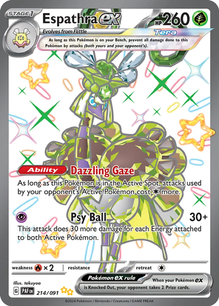 Espathra ex 214/091 Paldean Fates (Holo)