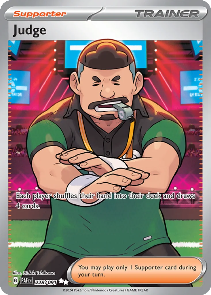 Judge 228/091 Paldean Fates (Holo)
