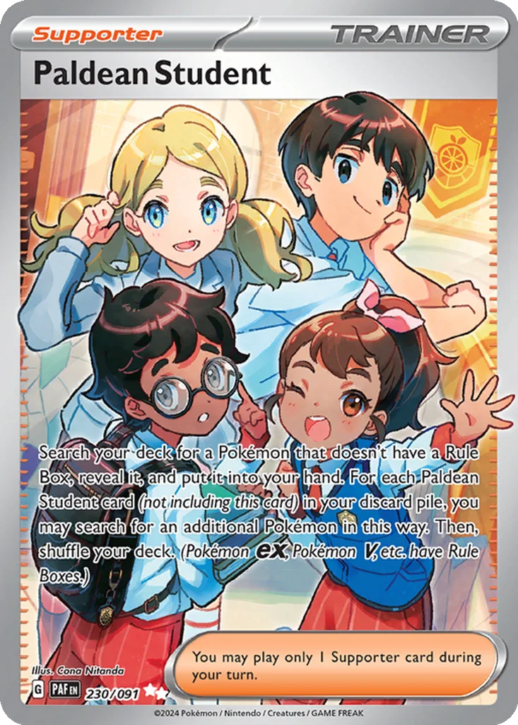 Paldean Student 230/091 Paldean Fates (Holo)