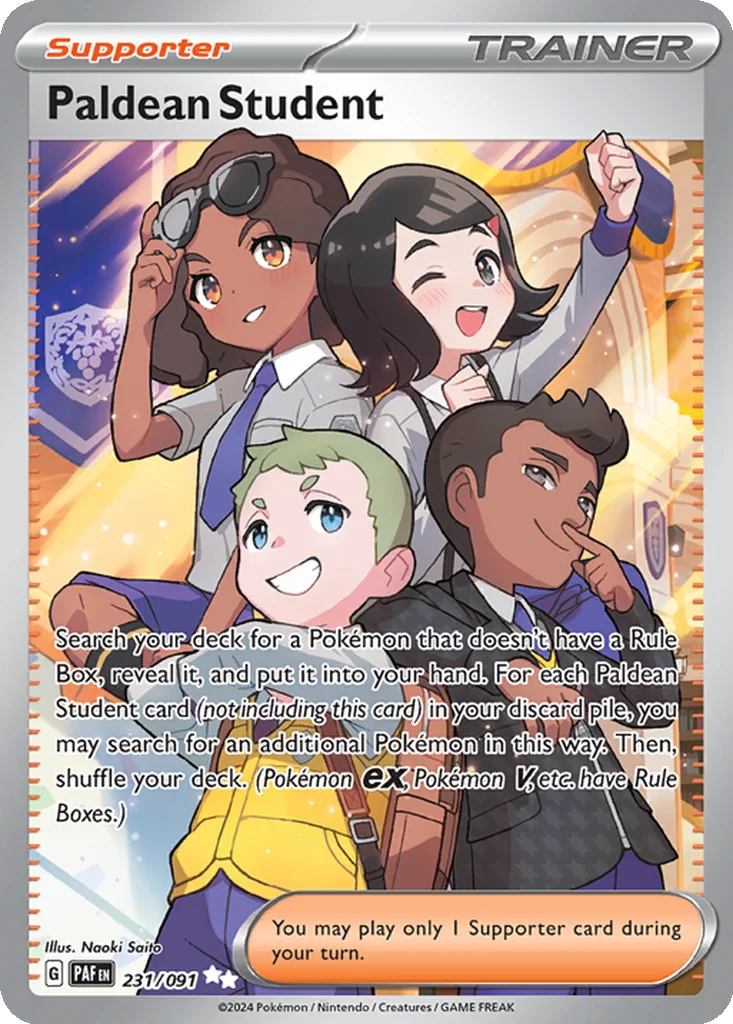 Paldean Student 231/091 Paldean Fates (Holo)