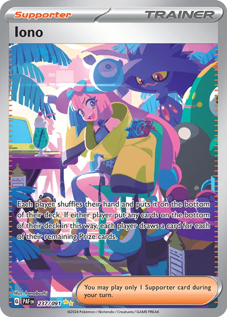 Iono 237/091 Paldean Fates (Holo)
