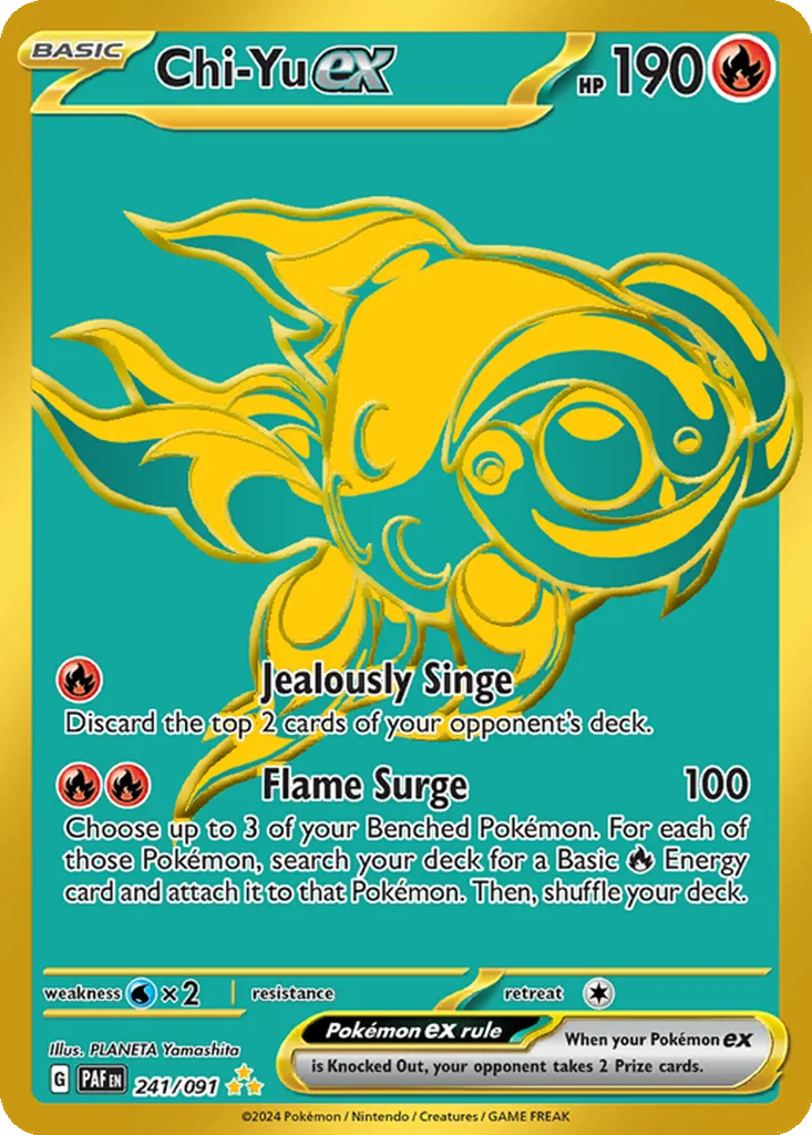 Chi-Yu ex 241/091 Paldean Fates (Holo)