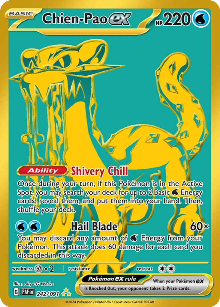 Chien-Pao ex 242/091 Paldean Fates (Holo)