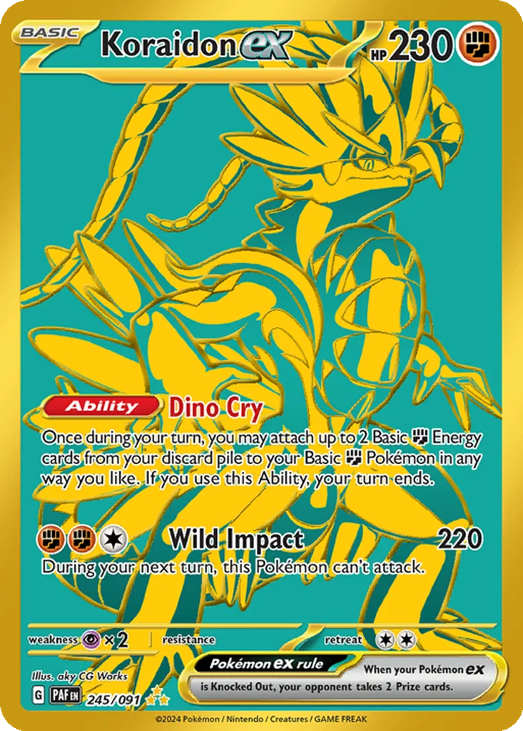 Koraidon ex 245/091 Paldean Fates (Holo)