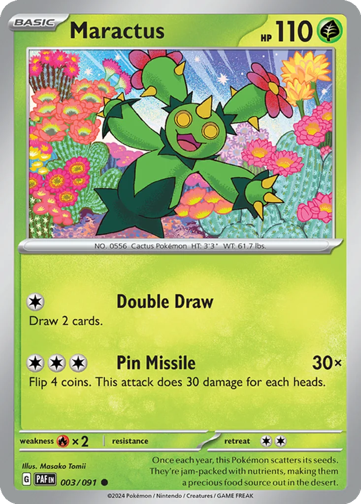 Maractus 003/091 SV: Paldean Fates (Normal)