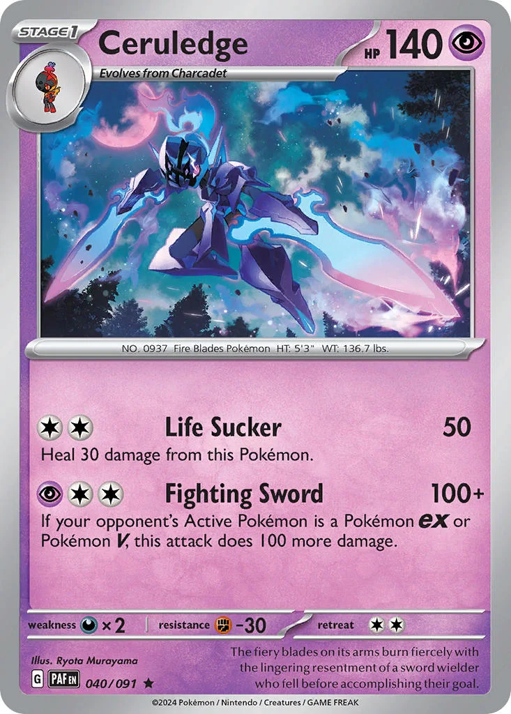 Ceruledge 040/091 Paldean Fates (Holo)