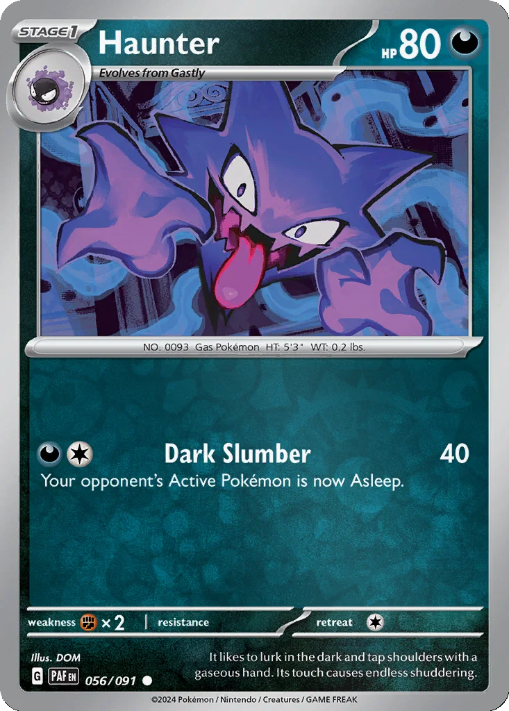 Haunter 056/091 Paldean Fates (Reverse holo)