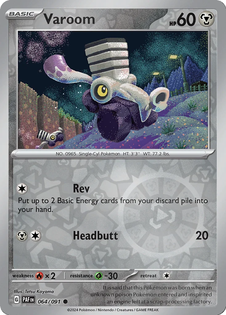 Varoom 064/091 Paldean Fates (Reverse holo)