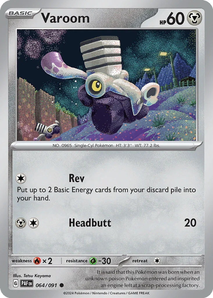 Varoom 064/091 SV: Paldean Fates (Normal)