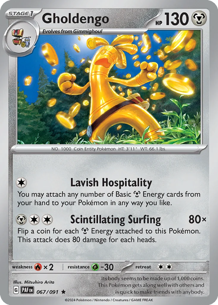 Gholdengo 067/091 SV: Paldean Fates (Holo)