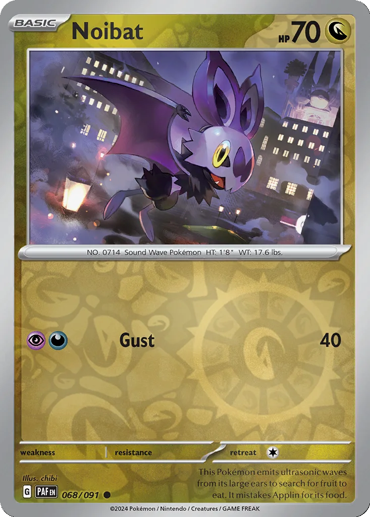 Noibat 068/091 Paldean Fates (Reverse holo)