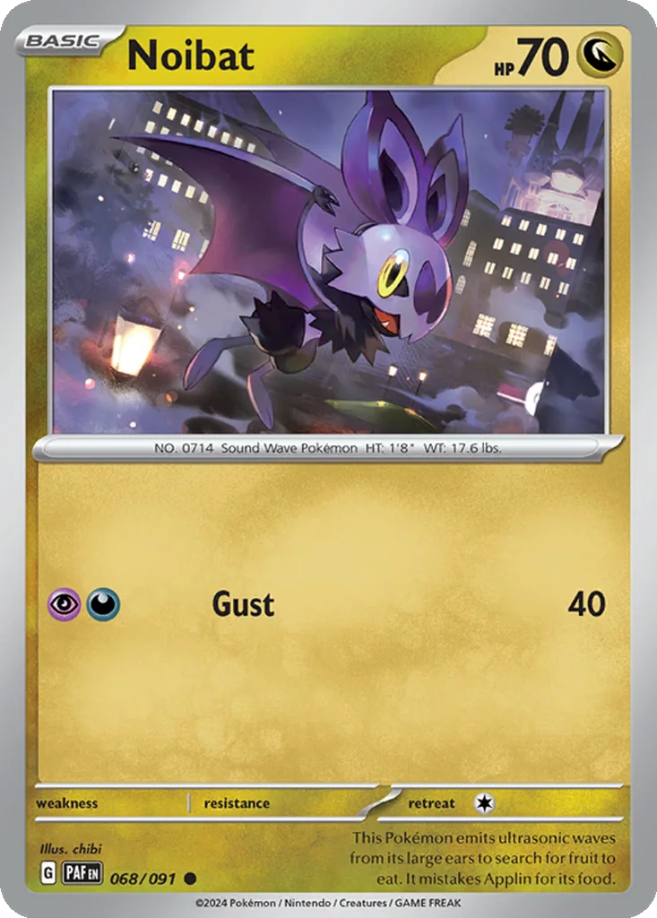 Noibat 068/091 SV: Paldean Fates (Normal)