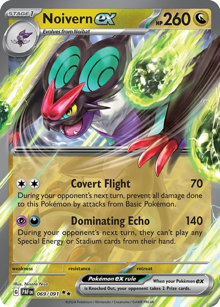 Noivern ex 069/091 Paldean Fates (Holo)