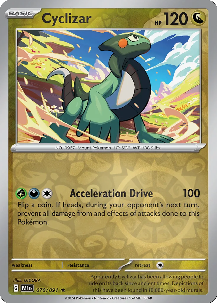 Cyclizar 070/091 Paldean Fates (Reverse holo)