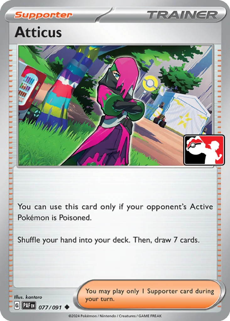 Atticus 077/091 Paldean Fates (Play! Pokémon)
