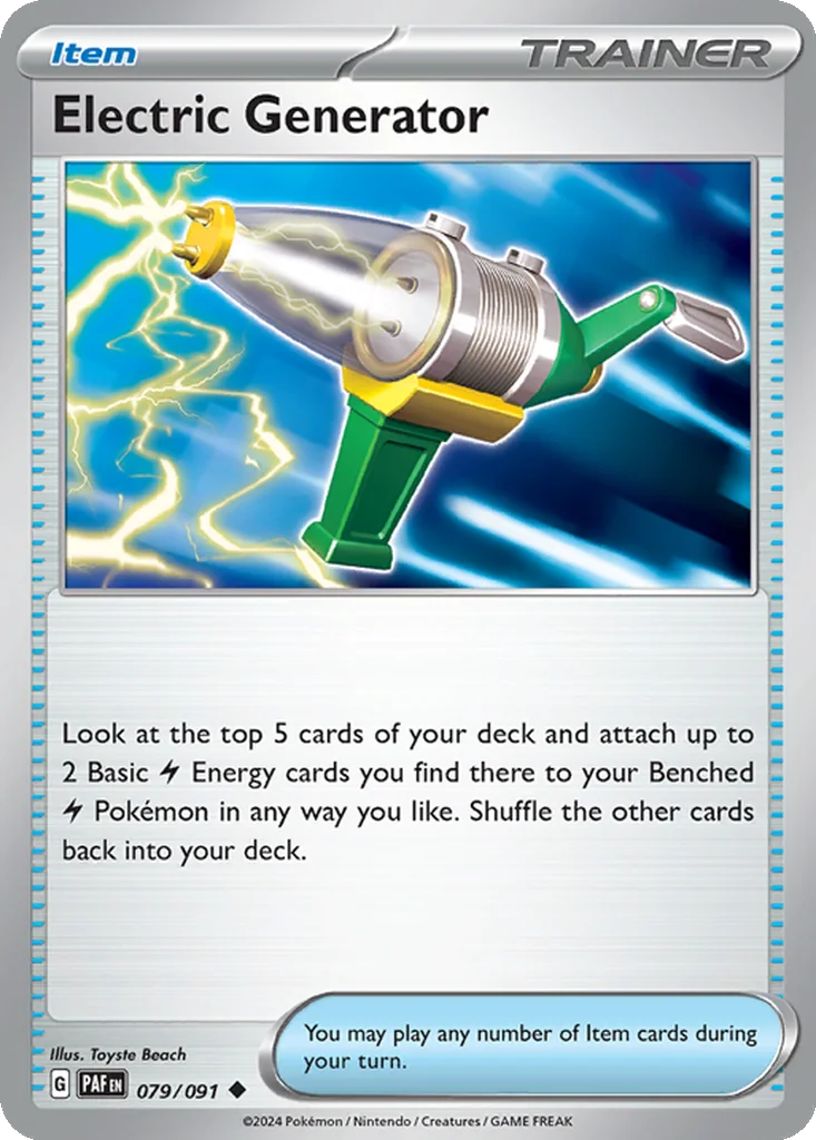 Electric Generator 079/091 Paldean Fates (Normal)