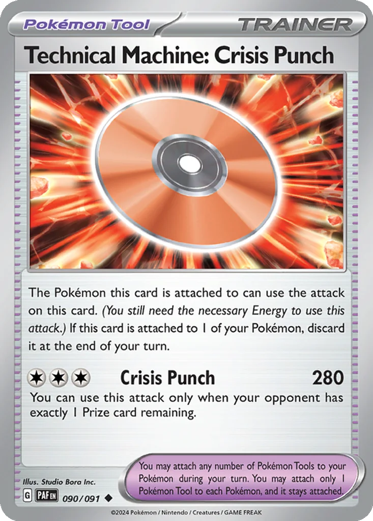 Technical Machine: Crisis Punch 090/091 SV: Paldean Fates (Normal)