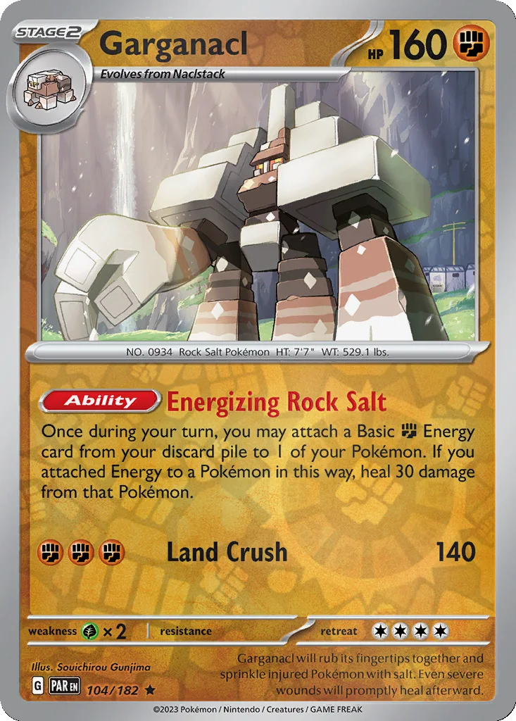 Garganacl 104/182 Paradox Rift (Reverse holo)
