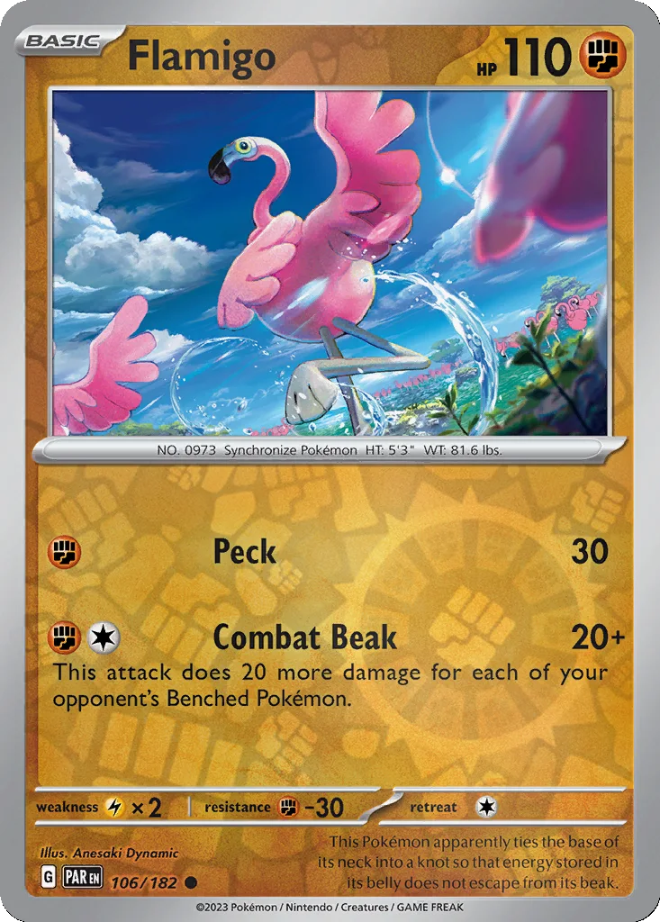 Flamigo 106/182 Paradox Rift (Reverse holo)